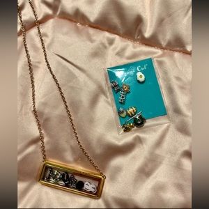 Origami Owl Bar Necklace and Charms